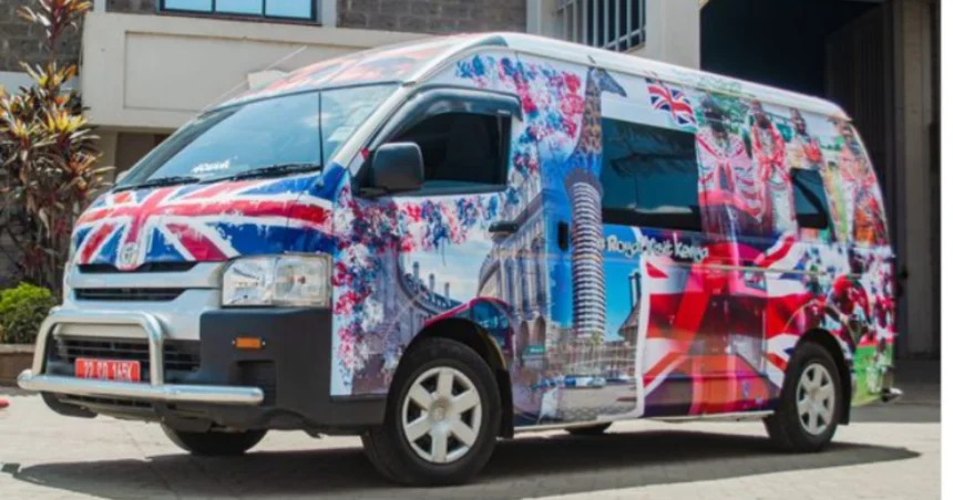 The UK High Commission Pimps Fleets of Vans Ahead of King Charles Tour in Kenya