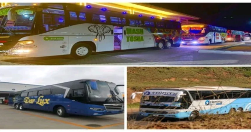 East Africa long distance travel bus