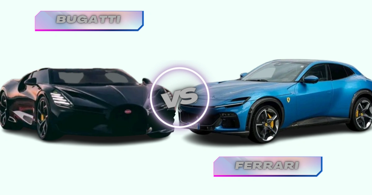2024 Bugatti Mistral Roadster vs 2024 Ferrari Purosangue