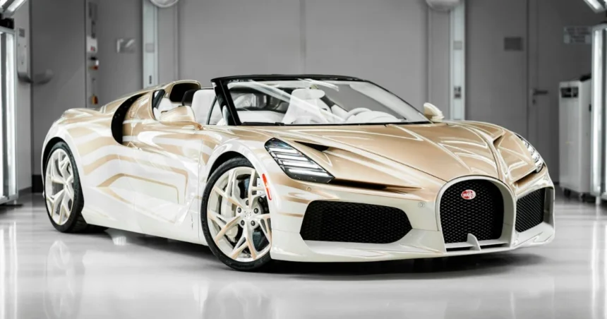 the Bugatti W16 Mistral La Perle Rare