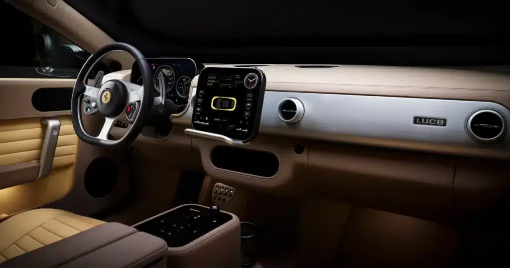 Ferrari Luce front interior