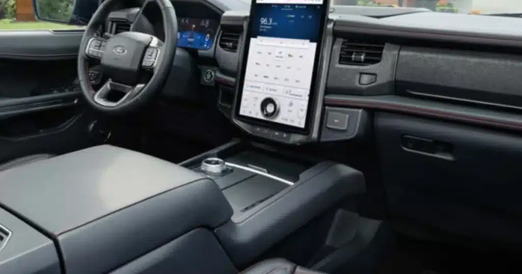 Interior of Ford Expedition SUV