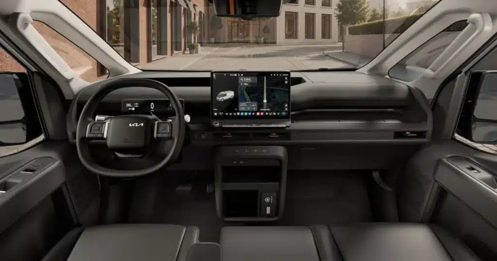 2027 Kia PV7 Front dashboard